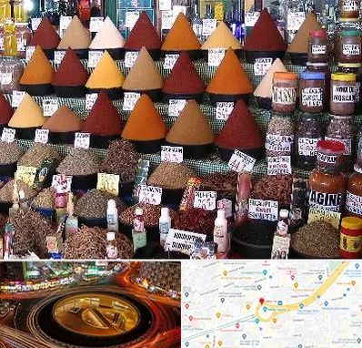 ادویه فروشی در میدان ولیعصر 