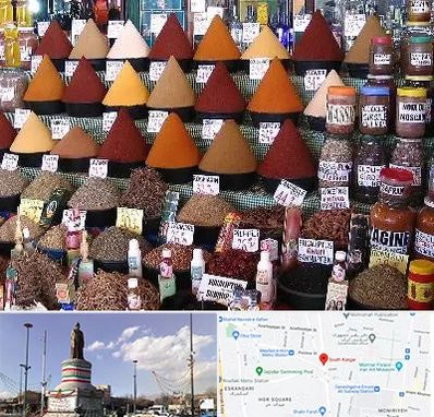 ادویه فروشی در کارگر جنوبی 