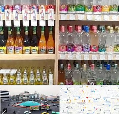 فروش عرقیات گیاهی در میدان انقلاب 