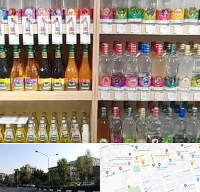 فروش عرقیات گیاهی در میدان کاج 