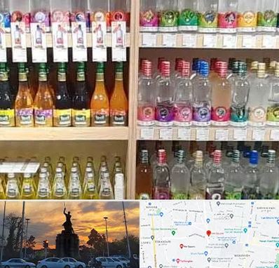 فروش عرقیات گیاهی در میدان حر 