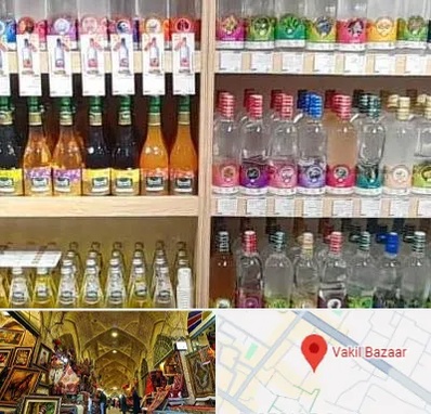 فروش عرقیات گیاهی در بازار وکیل شیراز