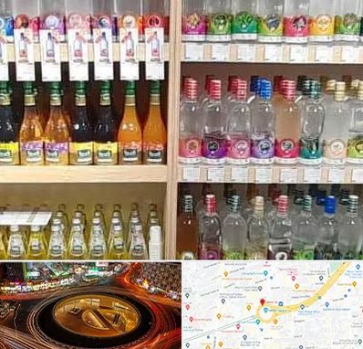 فروش عرقیات گیاهی در میدان ولیعصر 