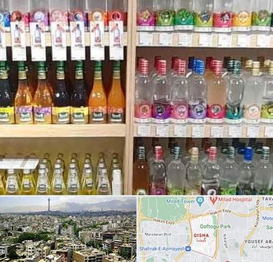 فروش عرقیات گیاهی در گیشا 