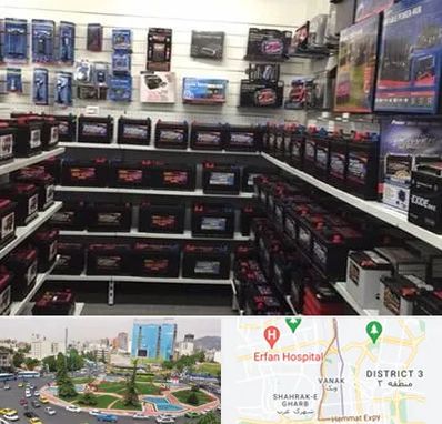 فروش باتری خودرو در ونک 