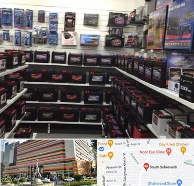 فروش باتری خودرو در سهروردی 