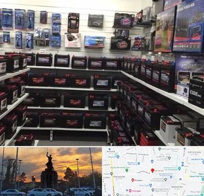 فروش باتری خودرو در میدان حر 