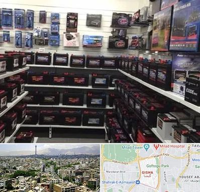 فروش باتری خودرو در گیشا 