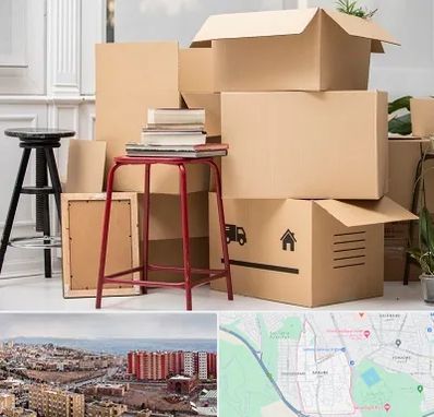 کارگر اسباب کشی و باربری در سهند تبریز