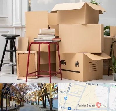 کارگر اسباب کشی و باربری در تربیت تبریز