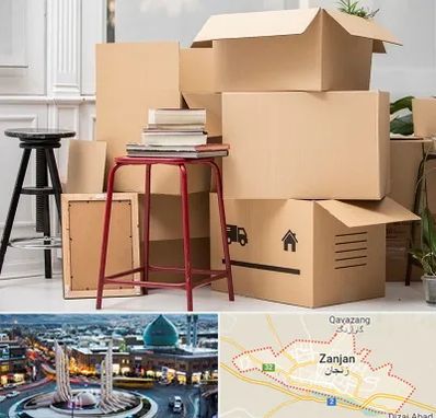 کارگر اسباب کشی و باربری در زنجان