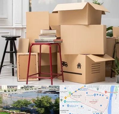 کارگر اسباب کشی و باربری در گلستان اهواز