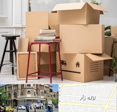 کارگر اسباب کشی و باربری در لاله زار