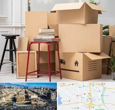 کارگر اسباب کشی و باربری در شهرک راه آهن