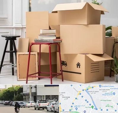 کارگر اسباب کشی و باربری در قدوسی شرقی شیراز