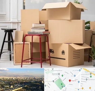 کارگر اسباب کشی و باربری در هنگام