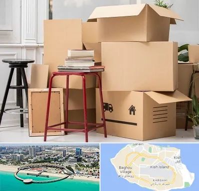 کارگر اسباب کشی و باربری در کیش