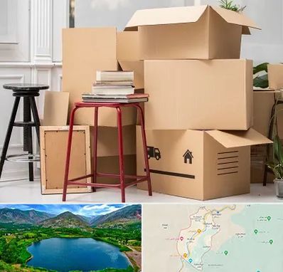 کارگر اسباب کشی و باربری در رودبار