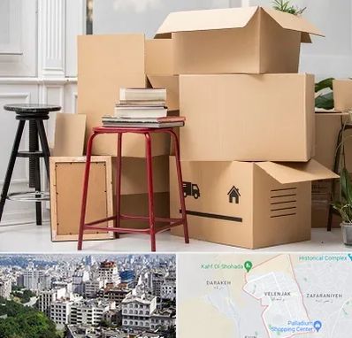 کارگر اسباب کشی و باربری در ولنجک