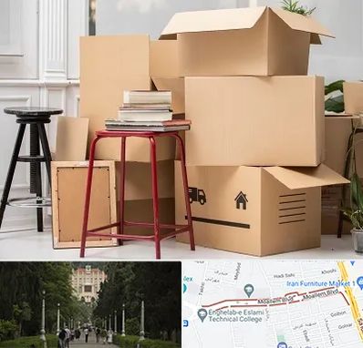 کارگر اسباب کشی و باربری در بلوار معلم رشت