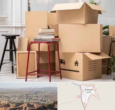 کارگر اسباب کشی و باربری در اسفراین
