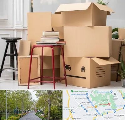 کارگر اسباب کشی و باربری در قدوسی غربی شیراز