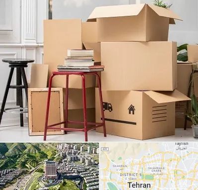 کارگر اسباب کشی و باربری در شمال تهران