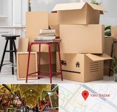 کارگر اسباب کشی و باربری در بازار وکیل شیراز