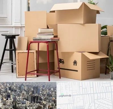 کارگر اسباب کشی و باربری در جیحون