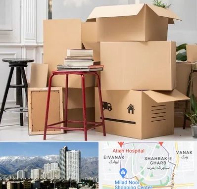 کارگر اسباب کشی و باربری در شهرک غرب تهران