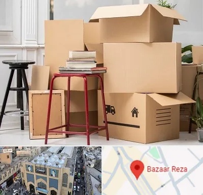 کارگر اسباب کشی و باربری در بازار رضا مشهد