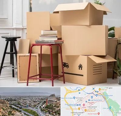 کارگر اسباب کشی و باربری در معالی آباد شیراز