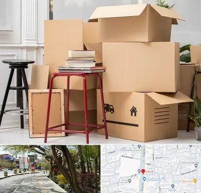 کارگر اسباب کشی و باربری در خیابان توحید اصفهان