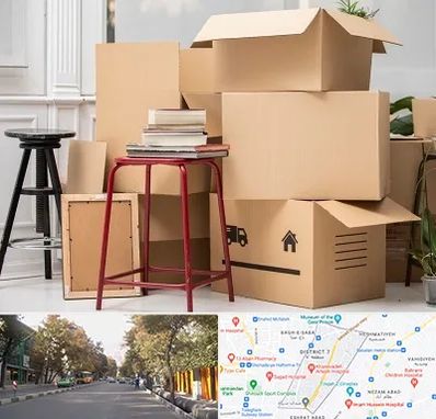 کارگر اسباب کشی و باربری در شریعتی