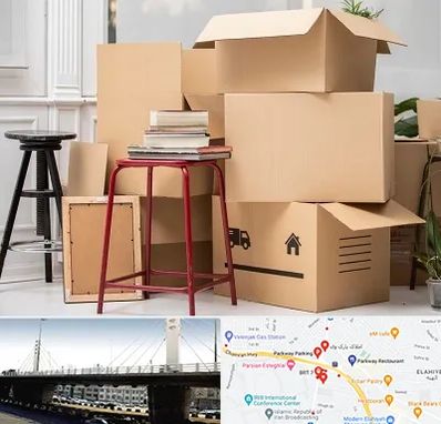 کارگر اسباب کشی و باربری در پارک وی