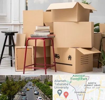 کارگر اسباب کشی و باربری در شهران