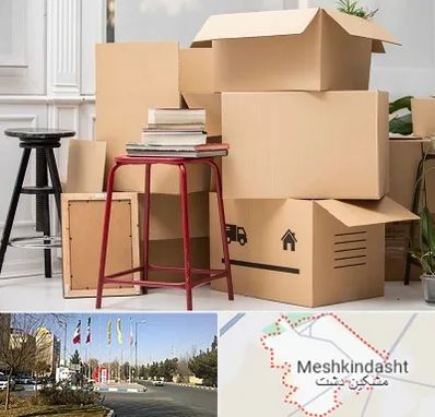کارگر اسباب کشی و باربری در مشکین دشت