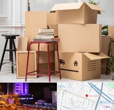 کارگر اسباب کشی و باربری در آبرسان تبریز