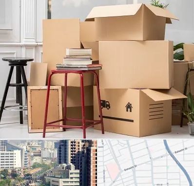 کارگر اسباب کشی و باربری در خیابان بهشتی