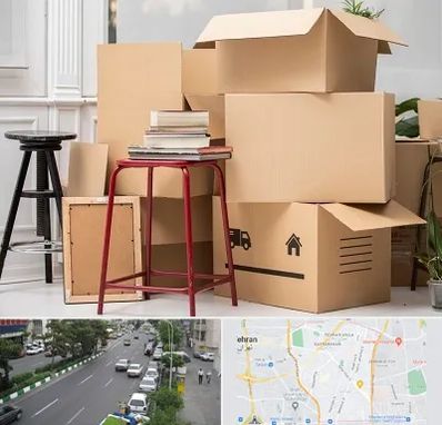 کارگر اسباب کشی و باربری در ستارخان