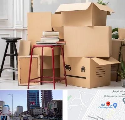 کارگر اسباب کشی و باربری در چهارراه طالقانی کرج