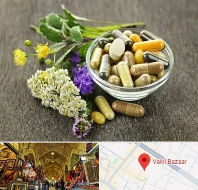 فروش گیاهان دارویی در بازار وکیل شیراز