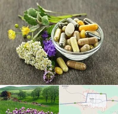 فروش گیاهان دارویی در سراب