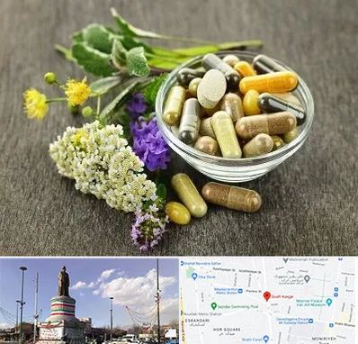 فروش گیاهان دارویی در کارگر جنوبی 