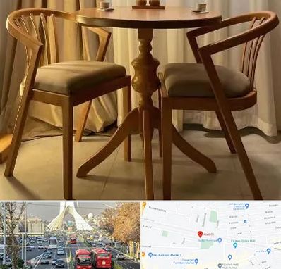 فروش میز و صندلی در خیابان آزادی 