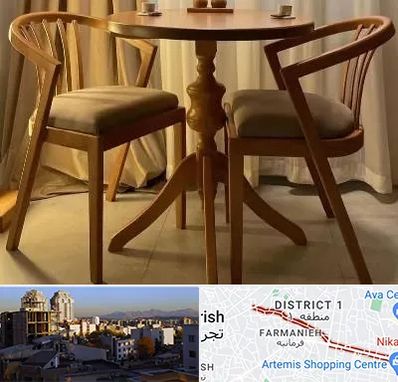 فروش میز و صندلی در فرمانیه 