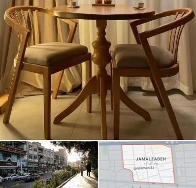 فروش میز و صندلی در خیابان جمالزاده
