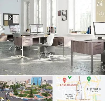 فروش میز اداری در ونک 