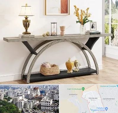 فروش میز کنسول در ولنجک 