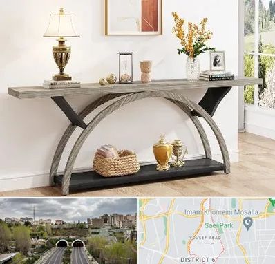 فروش میز کنسول در یوسف آباد 